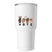 Voting Matters Tumbler, a White Insulated Tumbler