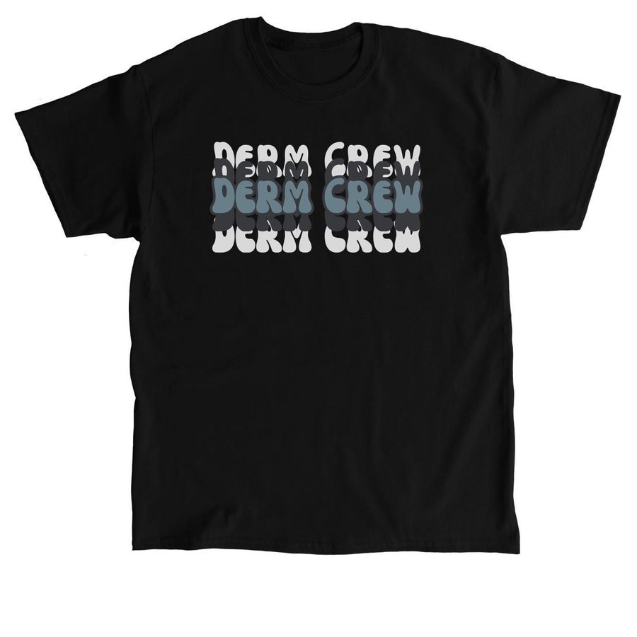 Derm Crew, a Black Classic Unisex Tee