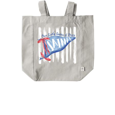 We Love The Saints, a Natural Recycled Cotton Tote Bag