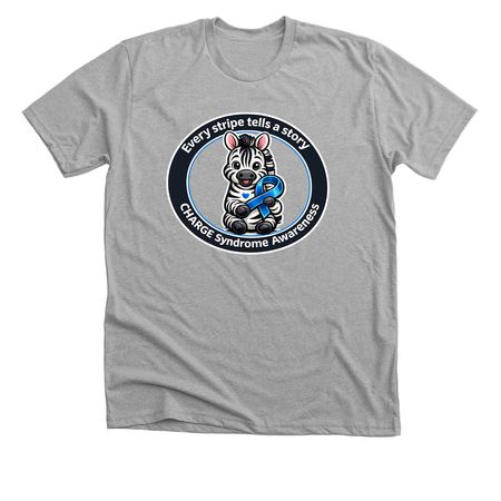 Rare Disease Day, a Athletic Heather Premium Unisex Tee