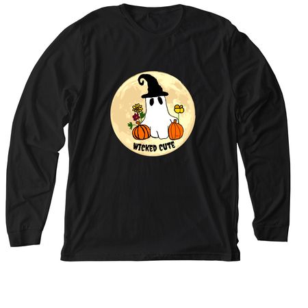 Wicked Cute&nbsp;, a Solid Black Blend Premium Long Sleeve Tee