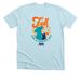 Fall for a rescue pet, a Heather Ice Blue Premium Unisex Tee