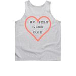 SUPPORT CREW, a Sport Grey Classic Unisex Tank Top (back-view)
