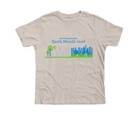 NEW Earth Month Series, a Heather Dust Premium Youth Tee