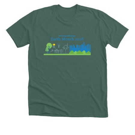 NEW Earth Month Series, a Heather Forest Premium Unisex Tee