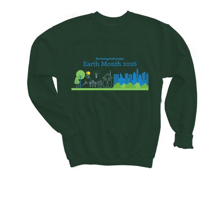 NEW Earth Month Series, a Forest Green Youth Crewneck Sweatshirt