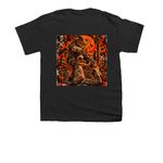 TC Halloween 2, a Black Youth Unisex Tee (back-view)