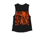 TC Halloween 2, a Black Women's Muscle Tank (back-view)