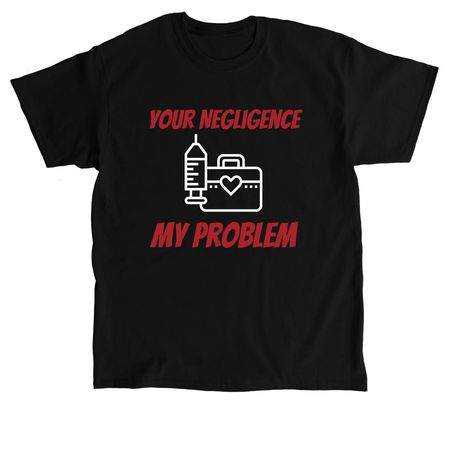 Funny Tees, a Black Classic Unisex Tee