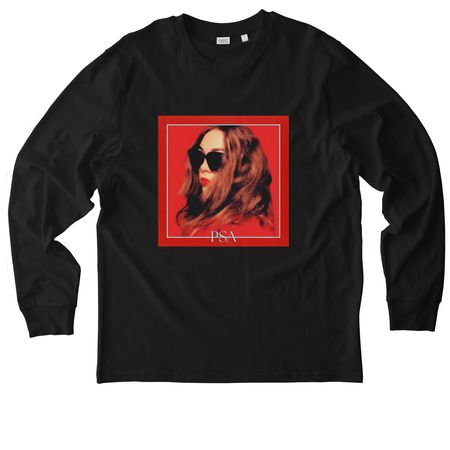 ?PSA ALBUM LINE?, a Black Stanley/Stella Unisex Creator 2.0 Long Sleeve Tee