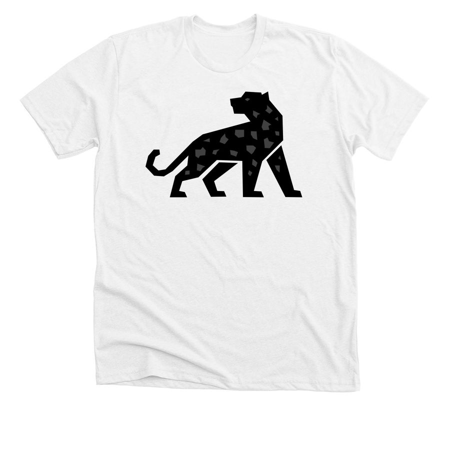 Jungle Jordan Black Cat, a Solid White Blend Premium Unisex Tee