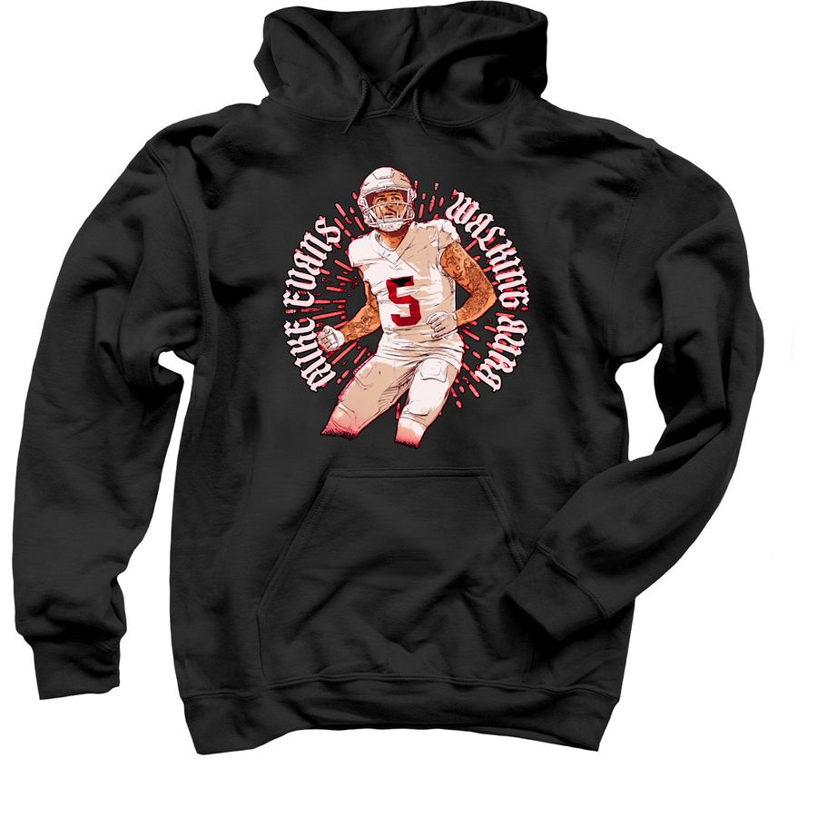 Blake Evans Washington Band Tee College Footb, a Black Pullover Hoodie