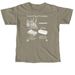 Lawns Cause Flooding (white ink), a Sandstone Comfort Colors Unisex Tee