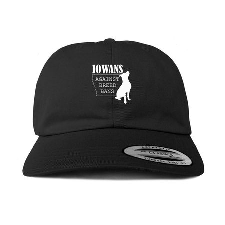 Iowans Against Breed Bans, a Black Printed Classic Baseball Cap