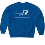 American Greyhound Logo Shirt, a Royal Softstyle Crewneck Sweatshirt (back-view)