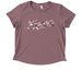 Emmaus Floral Tee, a Vintage Rose Allmade Eco Triblend Women?s Scoop Neck Tee
