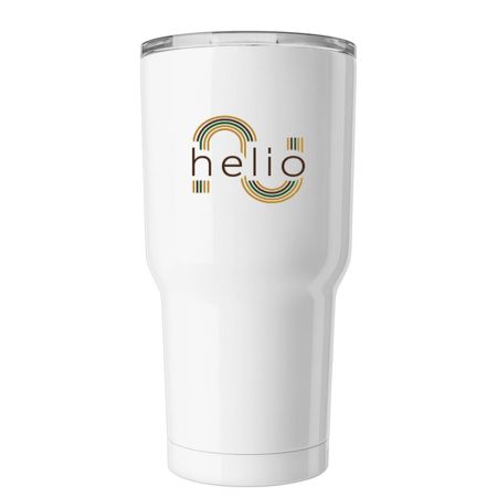 Helio Tumbler, a White Insulated Tumbler