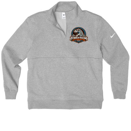 Performance Wear - 2026 Halloween 100, a Dark Grey Heather Nike Club Fleece Half Zip Pullover
