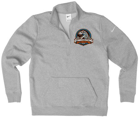 Performance Wear - 2026 Halloween 100, a Dark Grey Heather Nike Women's Club Half Zip Pullover