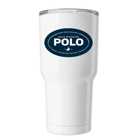 USCA Women's Polo, a White Insulated Tumbler