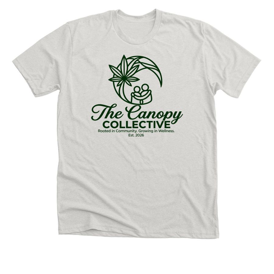 Join The Canopy, a Heather Cement Premium Unisex Tee