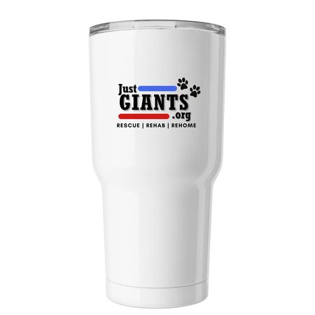 Just Giants Tumbler, a White Insulated Tumbler
