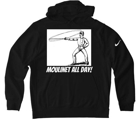 Moulinet All Day, a Black Nike Club Fleece Pullover Hoodie