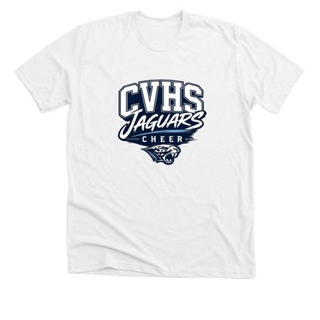Raise the Standard FRT/BK, a Solid White Blend Premium Unisex Tee