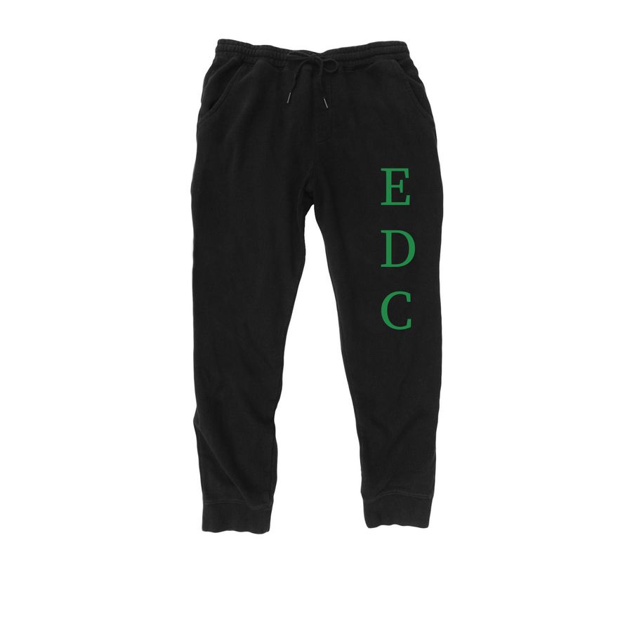 Joggers, a Black Midweight Fleece Joggers