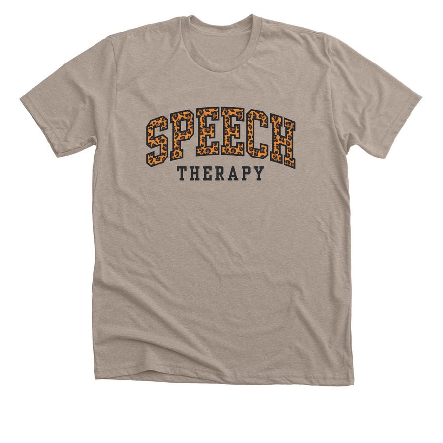 Wild About Speech Therapy, a Heather Stone Premium Unisex Tee