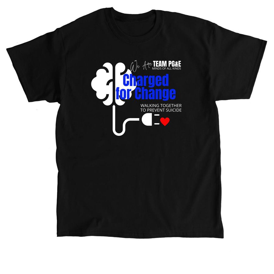 Team Charged for Change, a Black Classic Unisex Tee