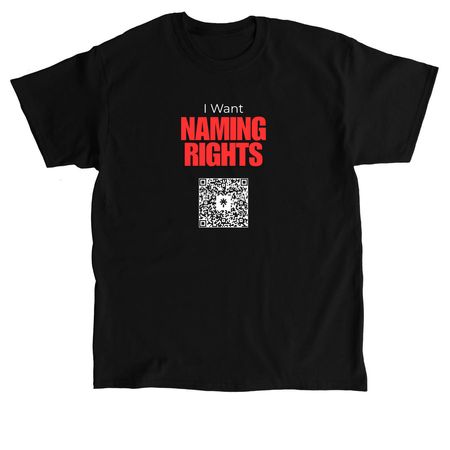 Naming Rights, a Black Classic Unisex Tee