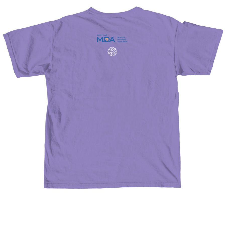 Team Paige's Parade 2026, a Violet Comfort Colors Unisex Tee (back-view)
