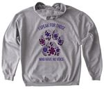 National Action Week for Animals 2026, a Sport Grey Gildan Softstyle Pullover Hoodie (back-view)