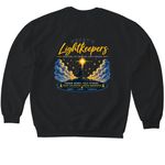 Henry?s LightKeepers ?, a Black Softstyle Crewneck Sweatshirt (back-view)