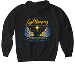 Henry?s LightKeepers ?, a Black Gildan Softstyle Pullover Hoodie (back-view)