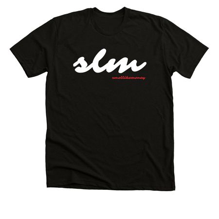 SmelLikeMoney Collection, a Solid Black Blend Premium Unisex Tee