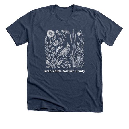 Favorite Subjects, a Heather Navy Premium Unisex Tee
