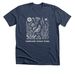 Favorite Subjects, a Heather Navy Premium Unisex Tee