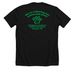 The grass IS greener on our rooftop!&nbsp;, a Solid Black Blend Premium Unisex Tee (back-view)