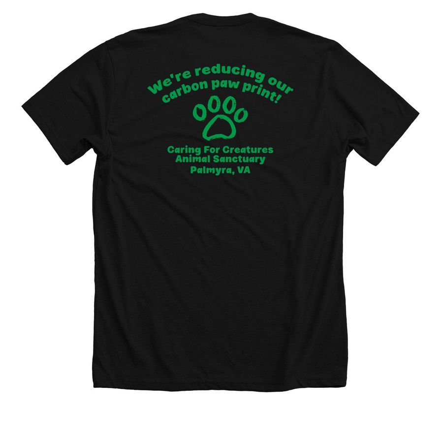 The grass IS greener on our rooftop!&nbsp;, a Solid Black Blend Premium Unisex Tee (back-view)