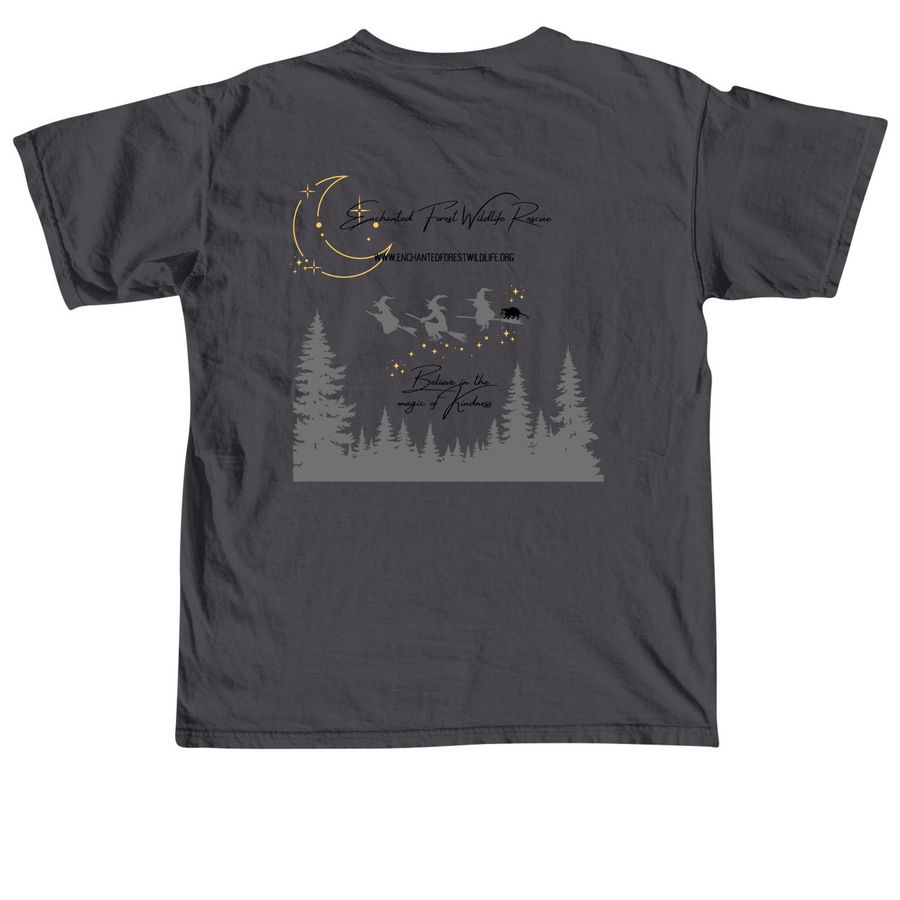 EFWR Halloween Fundraiser!, a Graphite Comfort Colors Unisex Tee (back-view)