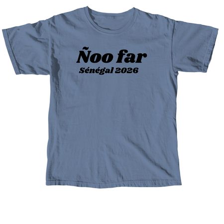 Vive Senegal 2026 (bl), a Blue Jean Comfort Colors Unisex Tee