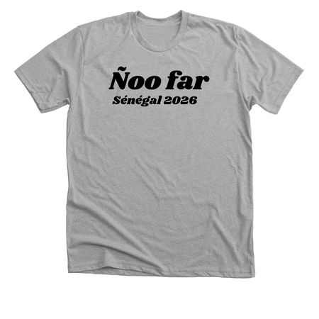 Vive Senegal 2026 (bl), a Athletic Heather Premium Unisex Tee