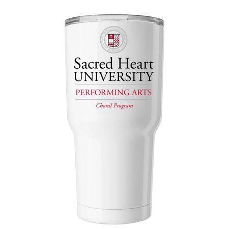 SHU Choirs Insulated Tumbler, a White Insulated Tumbler