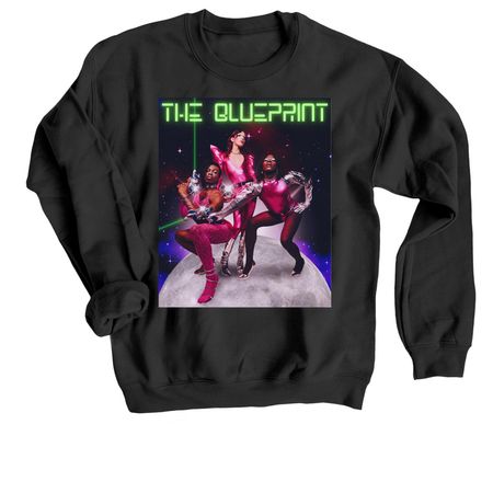 THE BLUEPRINT Crewneck, a Black Crewneck Sweatshirt