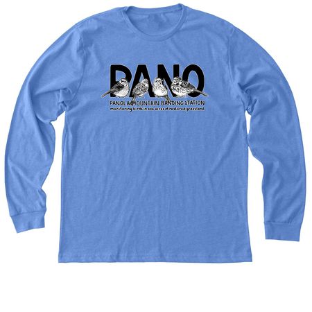 Panola Shirts, a Heather Columbia Blue Premium Long Sleeve Tee