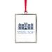 OCU Law Ornament&nbsp;, a White Silver Portrait Frame Ornament