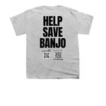 The Banjo Project, a Sport Grey Youth Unisex Tee (back-view)