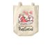 Pug Social Grocery Tote, a Natural Over-the-Shoulder Shopping Tote Bag